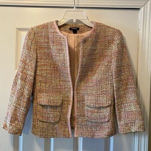 Express tweed suit jacket